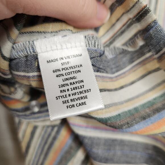 Altar'd State NWT Size Large Striped Multi-Colored Mini Skirt - Picture 10 of 11